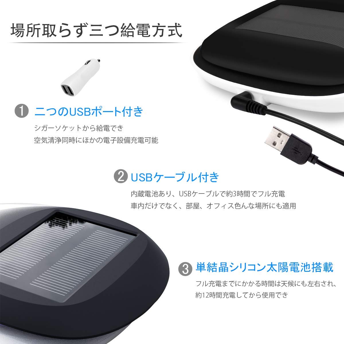 Amazon.co.jp: 車用空気清浄機 最新スマート 空気清浄機 エンジン状態